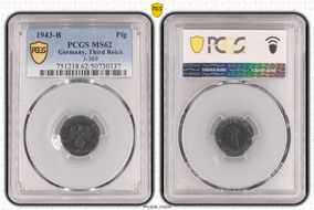 1943-B Pfg J-369 MS62