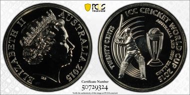 2015 20C ICC Cricket World Cup MS69