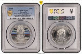 2022 50C Victorian Railways R711 Australian Rail Heritage MS68