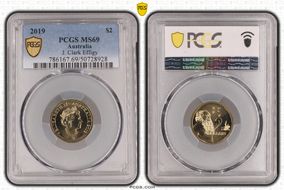 2019 $2 J. Clark Effigy MS69