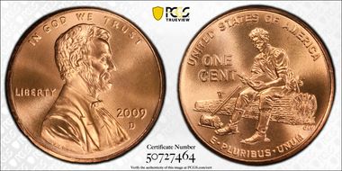 2009-D 1C Lincoln-Formative Years MS69RD