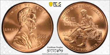 2009-D 1C Lincoln-Formative Years MS68RD