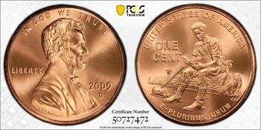 2009-D 1C Lincoln-Formative Years MS69RD