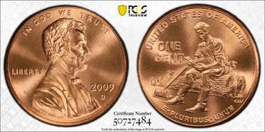 2009-D 1C Lincoln-Formative Years MS69RD