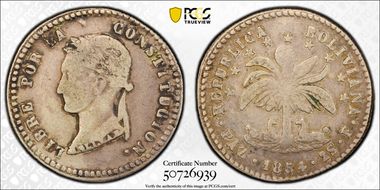 1854-PAZ F 2 Sol VF30