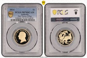 2024 $1 Dan Thorne Effigy PR70DCAM