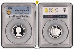 2024 10C Queen Elizabeth II Silver PR70DCAM