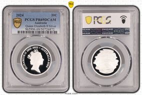 2024 20C Queen Elizabeth II Silver PR69DCAM