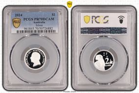 2024 $2 Silver PR70DCAM