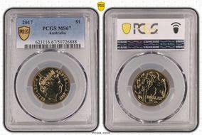 2017 $1 MS67