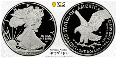 2024-W  $1 Silver Eagle PR69DCAM