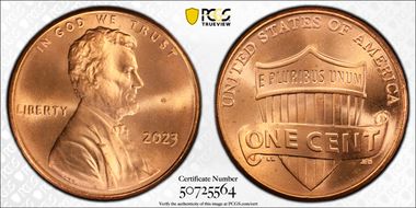 2023 1C Shield, Extra "V" MS66RD