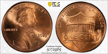 2023 1C Shield, Extra "V" MS66RD