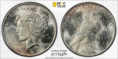 1922 $1 MS64