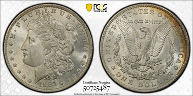 1885-O $1 MS62