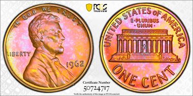 1962 1C PR66RB