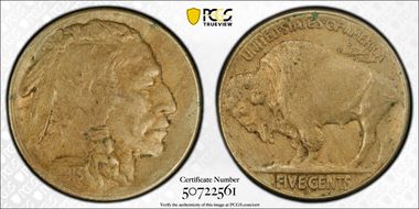 1913-S 5C Type 2 AU55