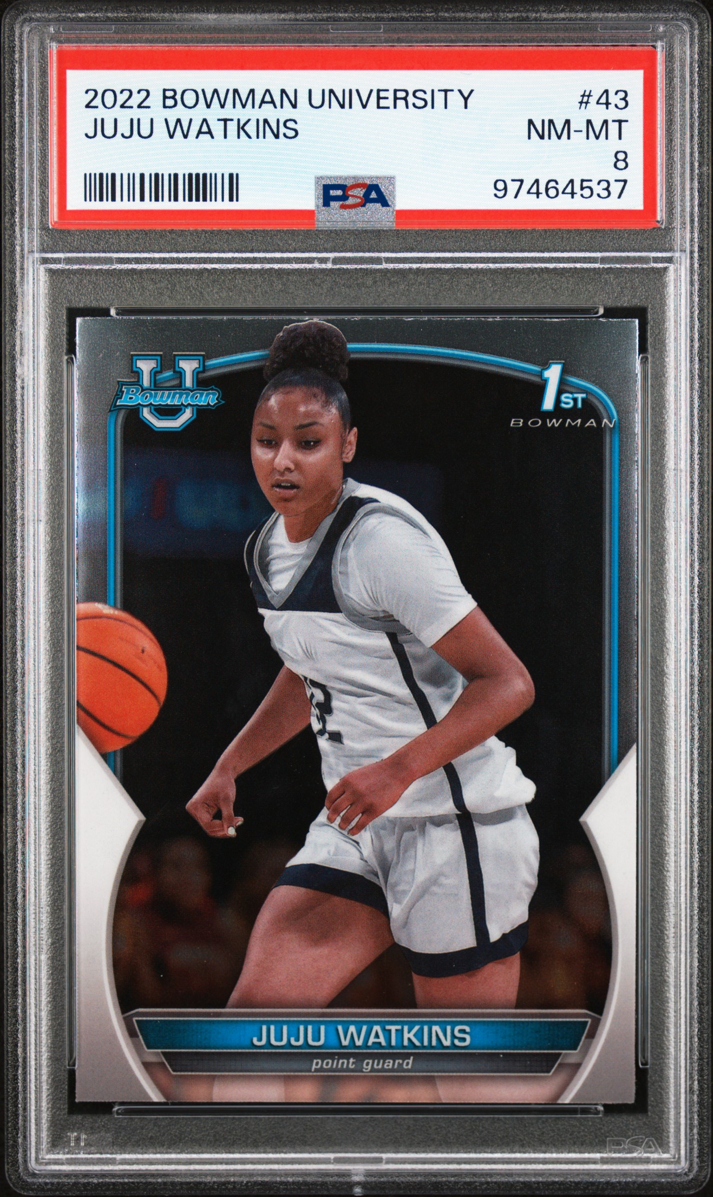 2022 Bowman Chrome University Juju Watkins #43 Nm-Mt 8 front