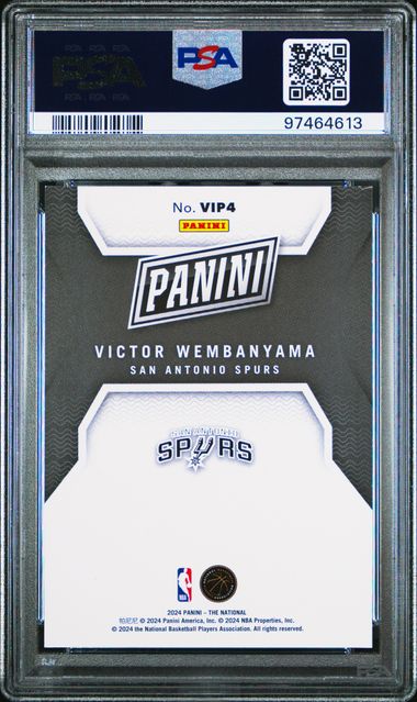 2024 Panini National Sports Collectors Convention Vip Promo Pack Victor Wembanyama #Vip4 Nm-Mt 8 back
