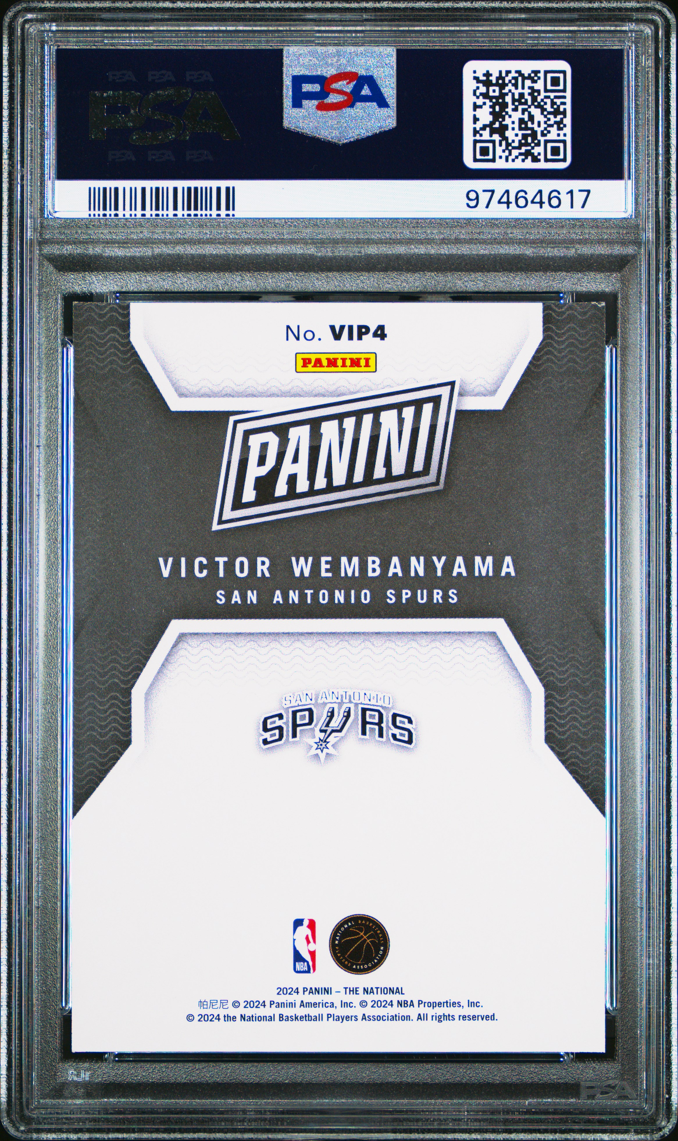 2024 Panini National Sports Collectors Convention Vip Promo Pack Victor Wembanyama #Vip4 Nm-Mt 8 back