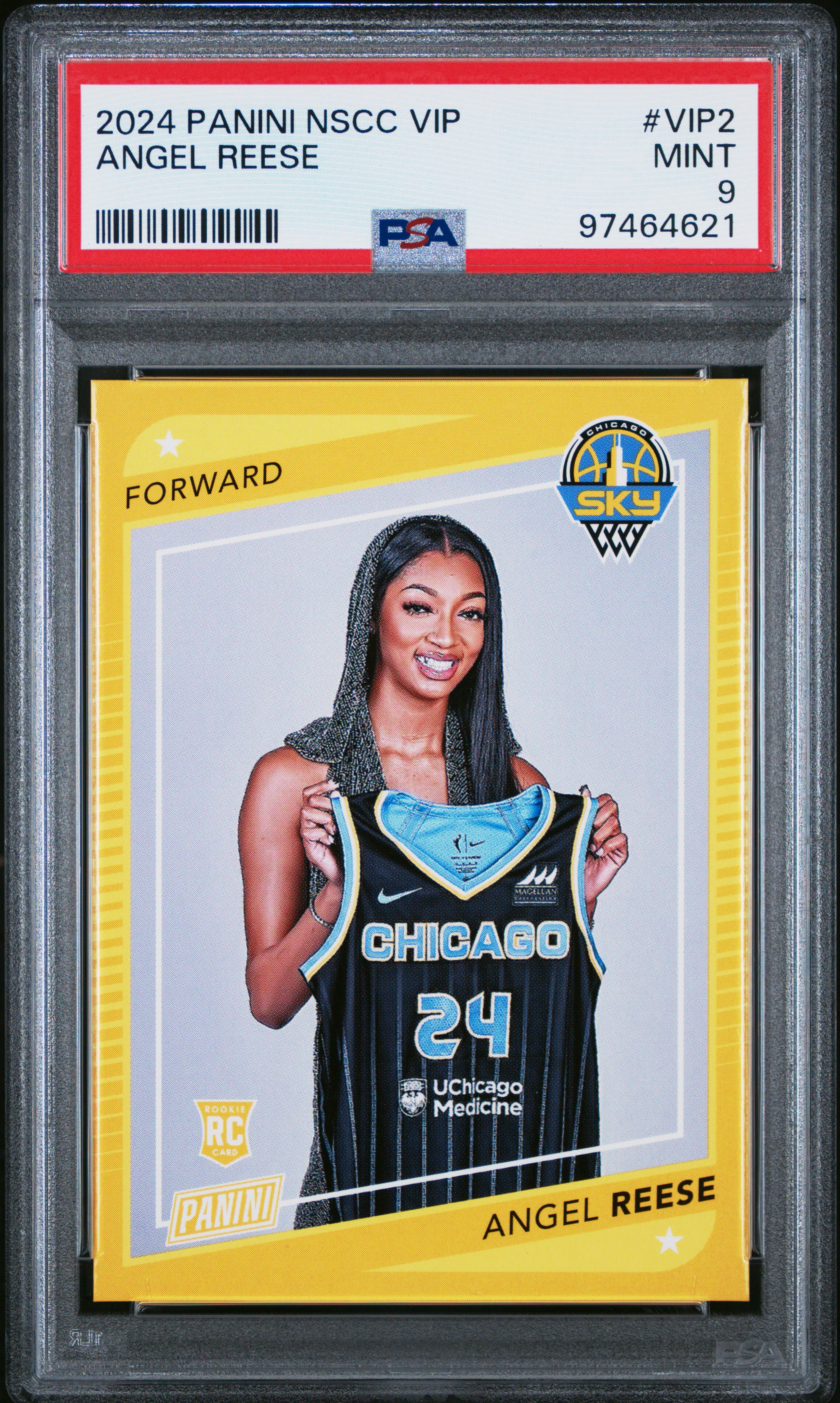 2024 Panini National Sports Collectors Convention Vip Promo Pack Angel Reese #Vip2 Mint 9 front