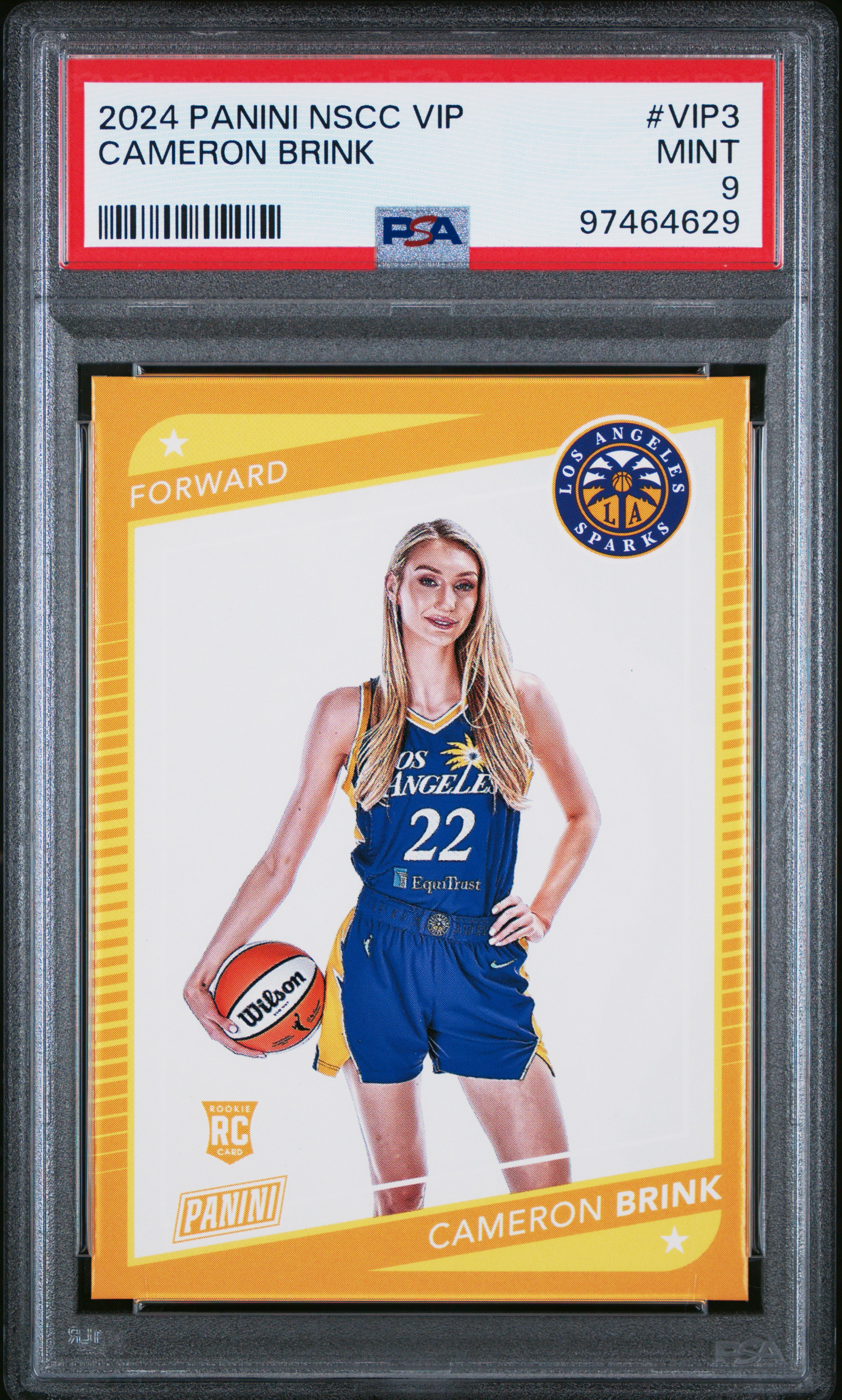 2024 Panini National Sports Collectors Convention Vip Promo Pack Cameron Brink #Vip3 Mint 9 front