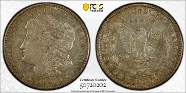1921-S $1 AU50