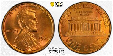 1960 1C Small Date MS65RD