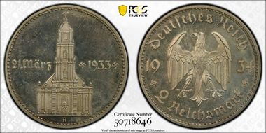 1934-A 2 Mk Potsdam J-355 PR64CAM