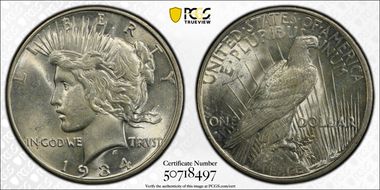 1934-D $1 MS61