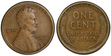 1915-S 1C VF30BN