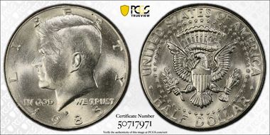 1985-P 50C MS66