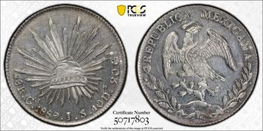 1889-Ga JS 8 R Ga75 MS63