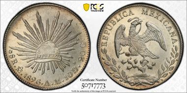 1896-Mo AM 8 R Mo84 MS63