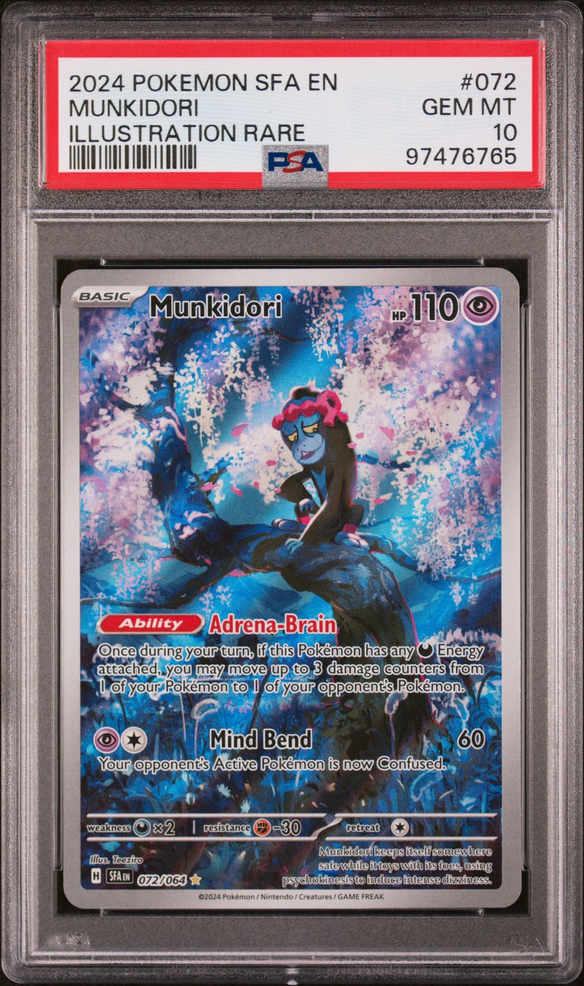 2024 Pokemon #072 Munkidori front