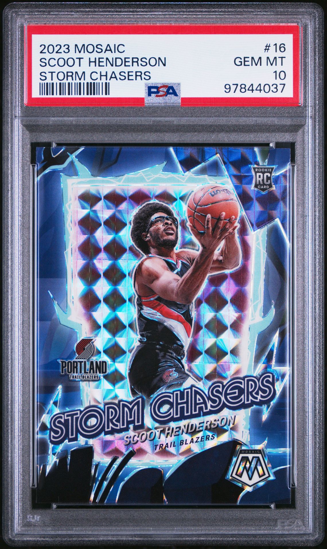 2023 Panini PANINI MOSAIC STORM CHASERS #16 Scoot Henderson front