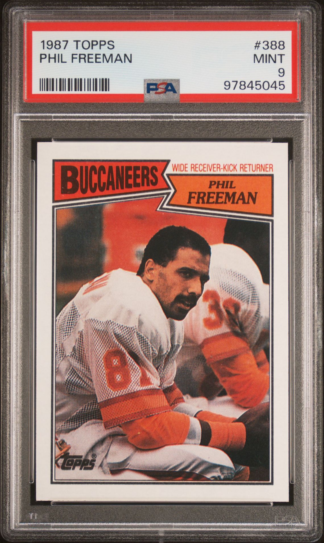 1987 Topps TOPPS Phil Freeman front