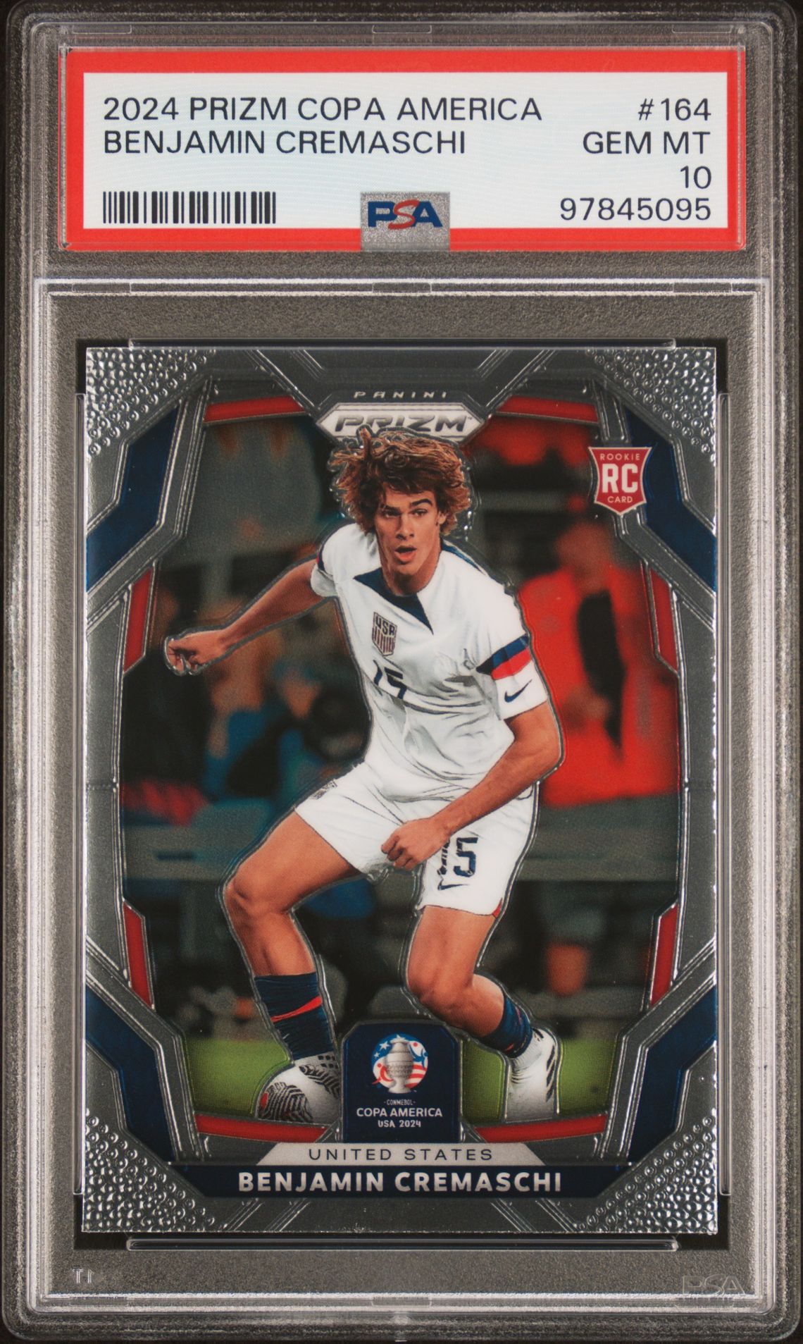 2024 Panini PANINI PRIZM CONMEBOL COPA AMERICA #164 Benjamin Cremaschi front