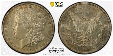1888-S $1 AU53