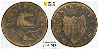 1787 NJ 1/2P Batman Shield, Maris 48-g N1BN