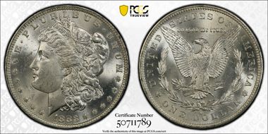 1883-O $1 MS64+