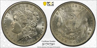 1884-O $1 MS64