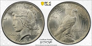 1924 $1 MS64