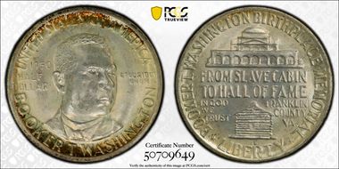 1950-D 50C Booker T. Washington MS66