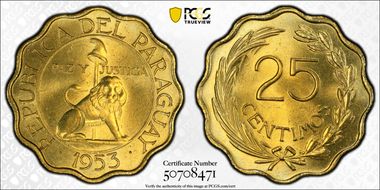 1953 25C MS65