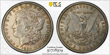1894-O $1 AU50