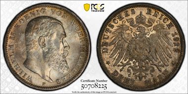 1912-F 3 Mk J-175 MS63