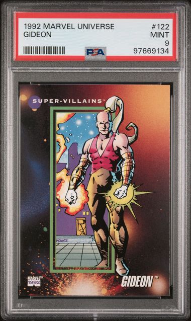 1992 Impel Marvel Universe #122 Gideon front