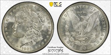 1903 $1 MS64