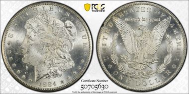 1884-CC $1 MS63